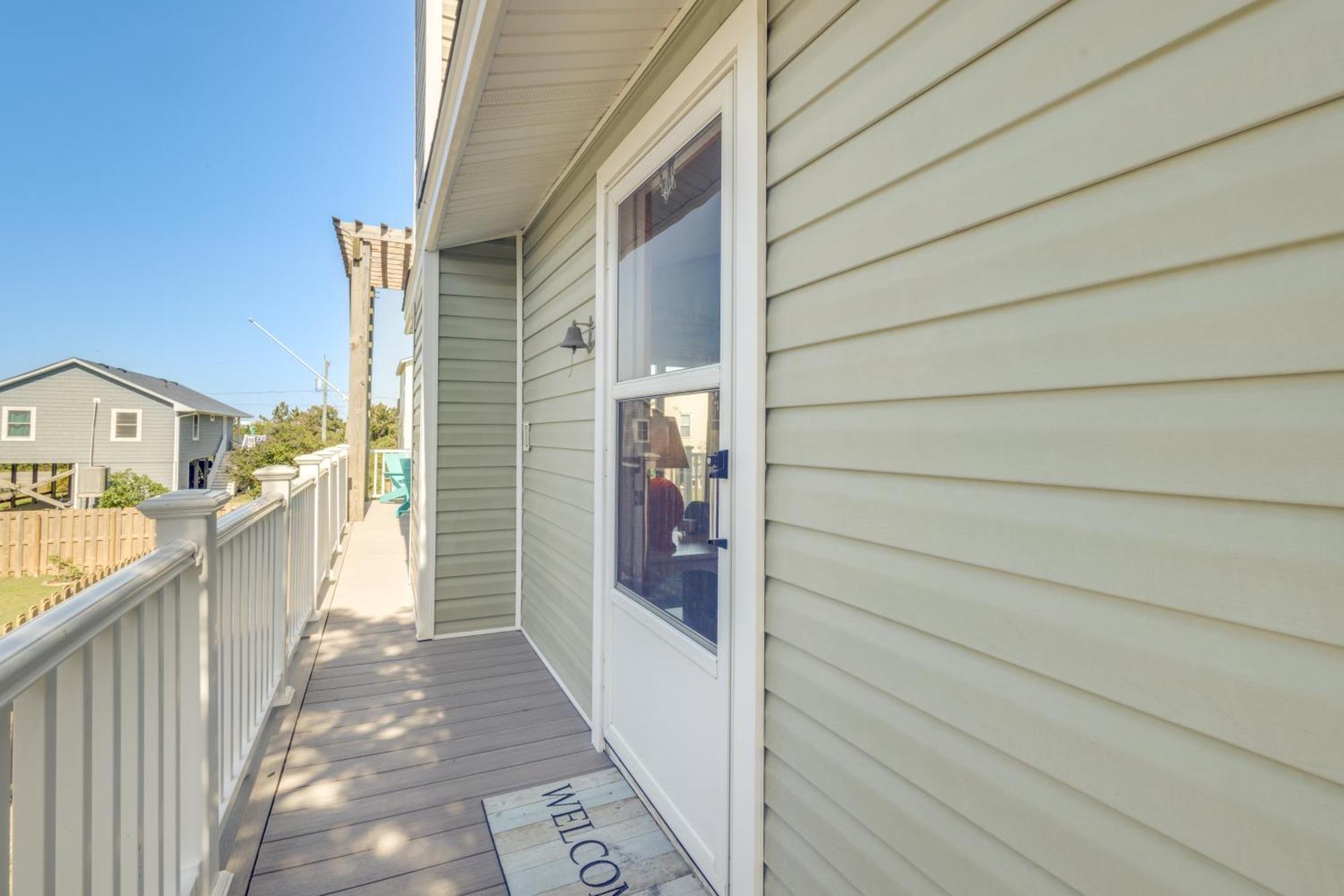 Coastal Home With Deck And Outdoor Shower Kill Devil Hills Exterior foto